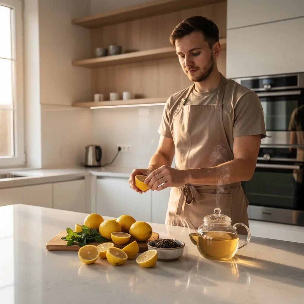 Tradiciškai patiekiama arbata, puikiai tinka šiltiems vakarams su draugais.